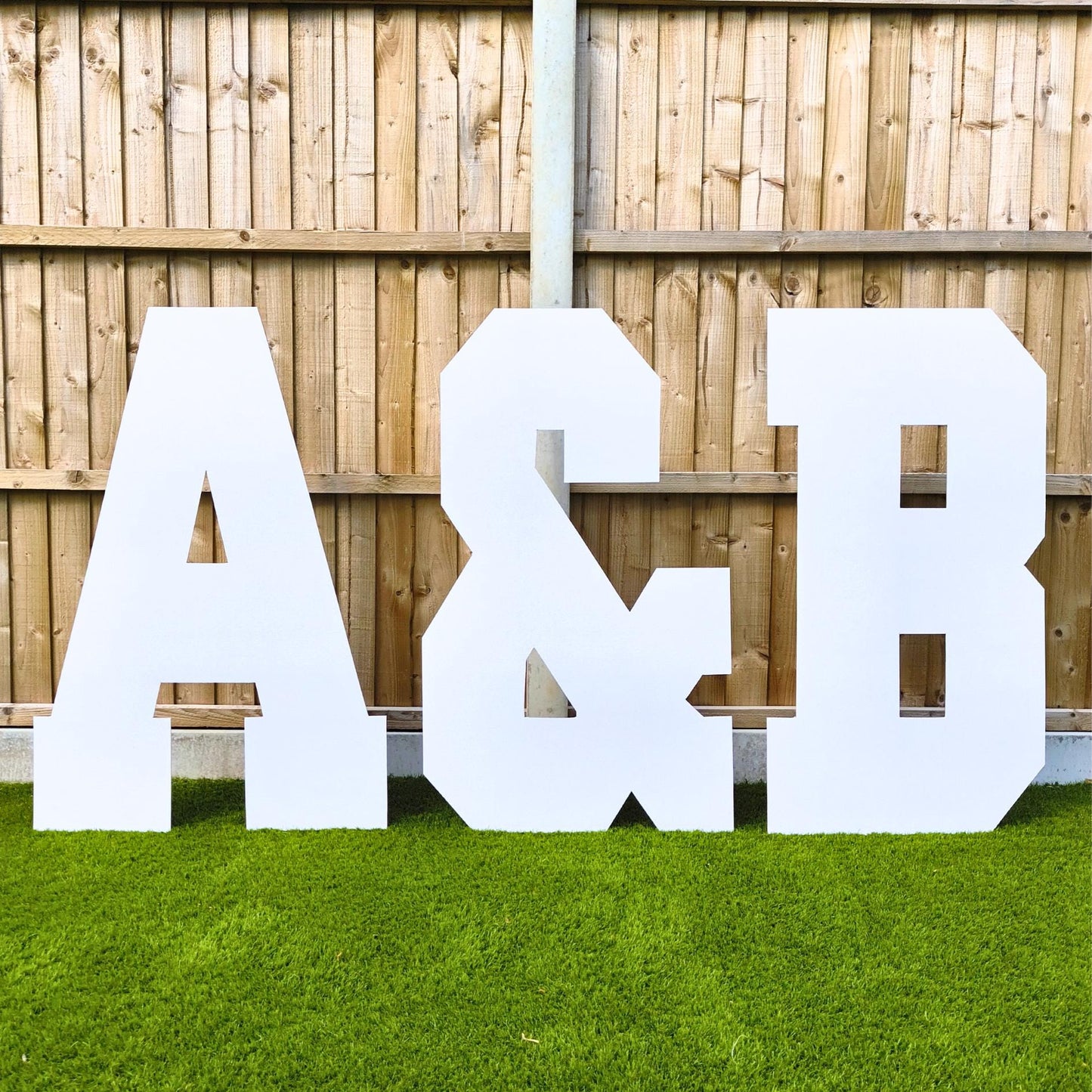 4ft Giant Cardboard Letters Numbers - DIY Wedding Festival Birthday Backdrop