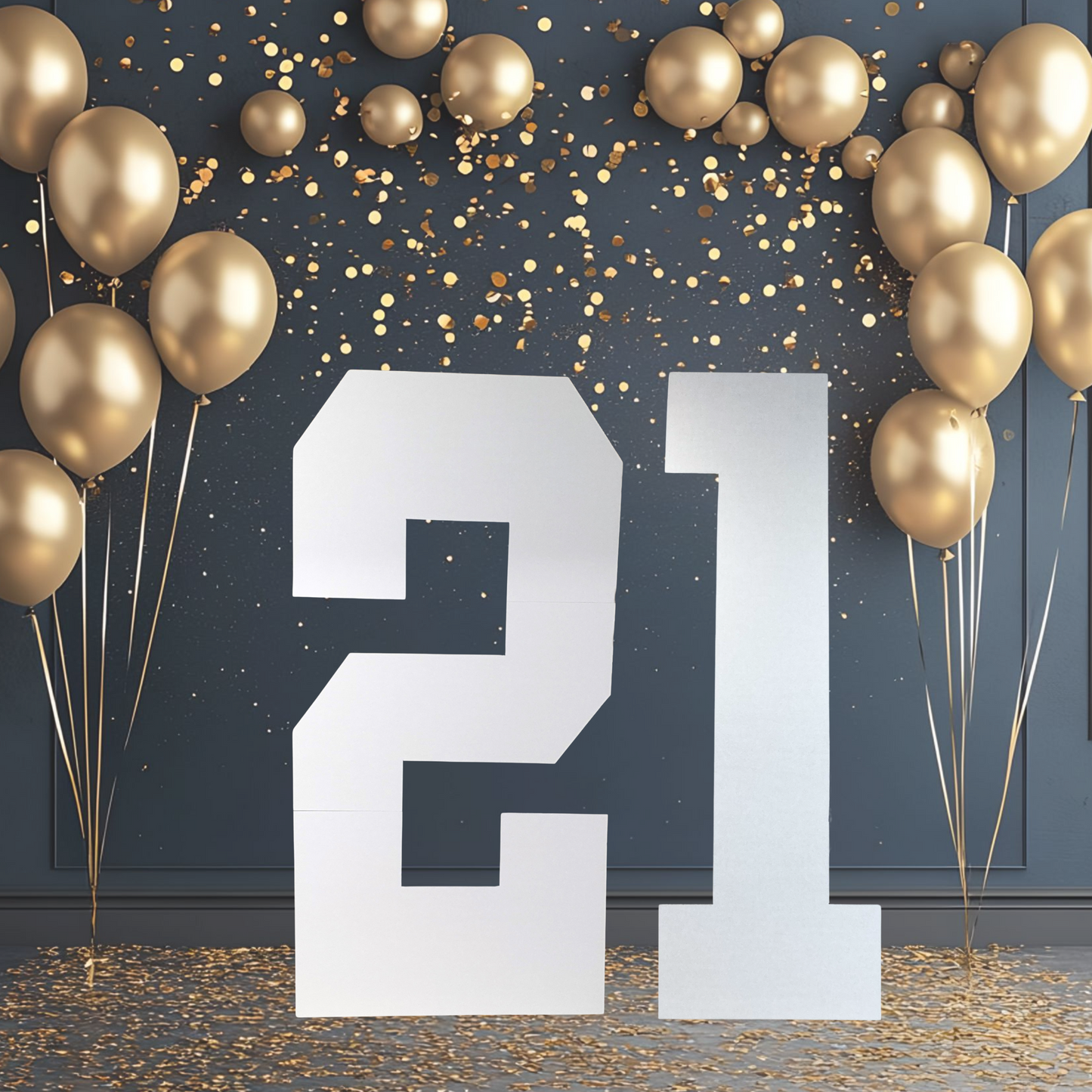 4ft Giant Cardboard Numbers - Birthday Party Decor