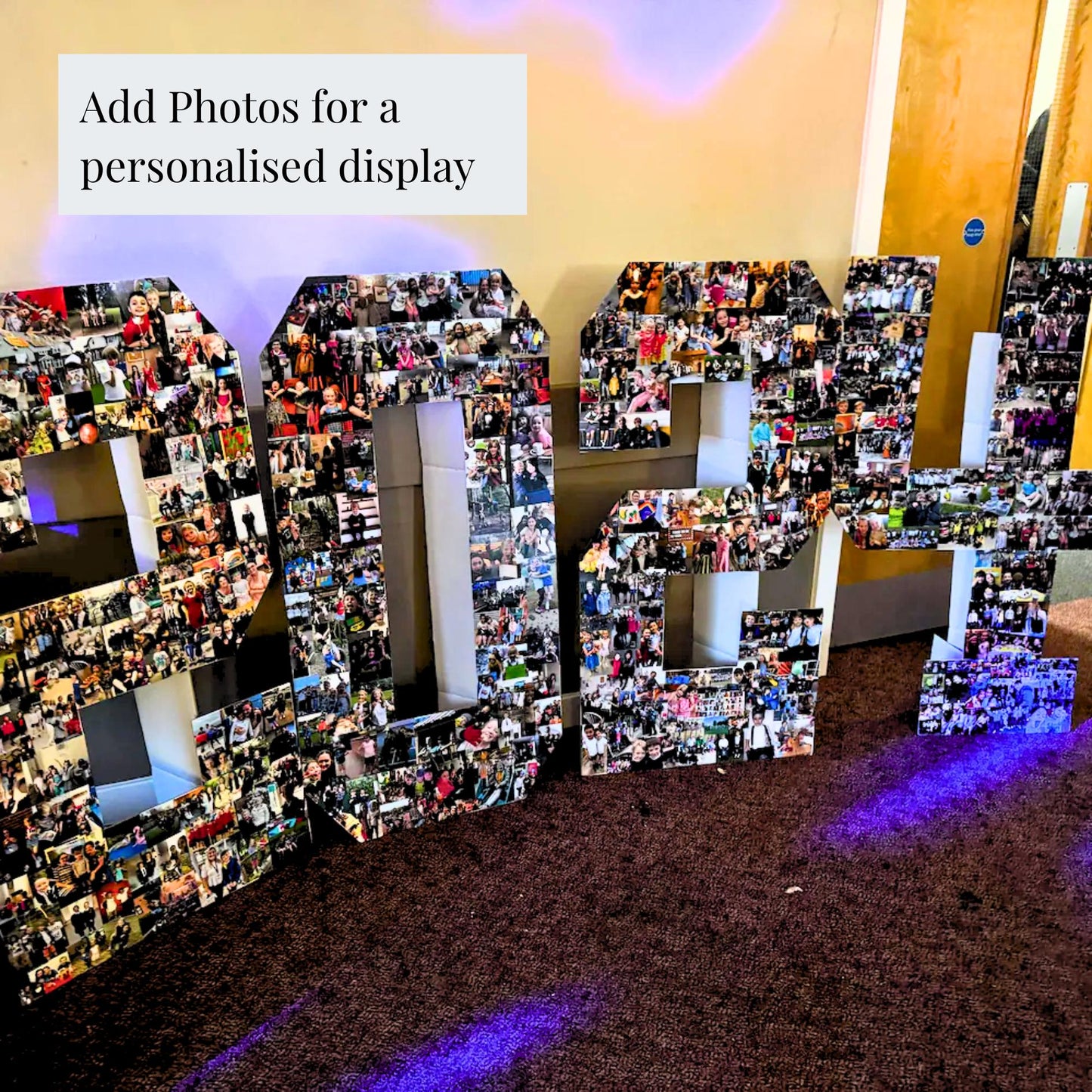 4ft Giant Cardboard Letters Numbers - DIY Wedding Festival Birthday Backdrop