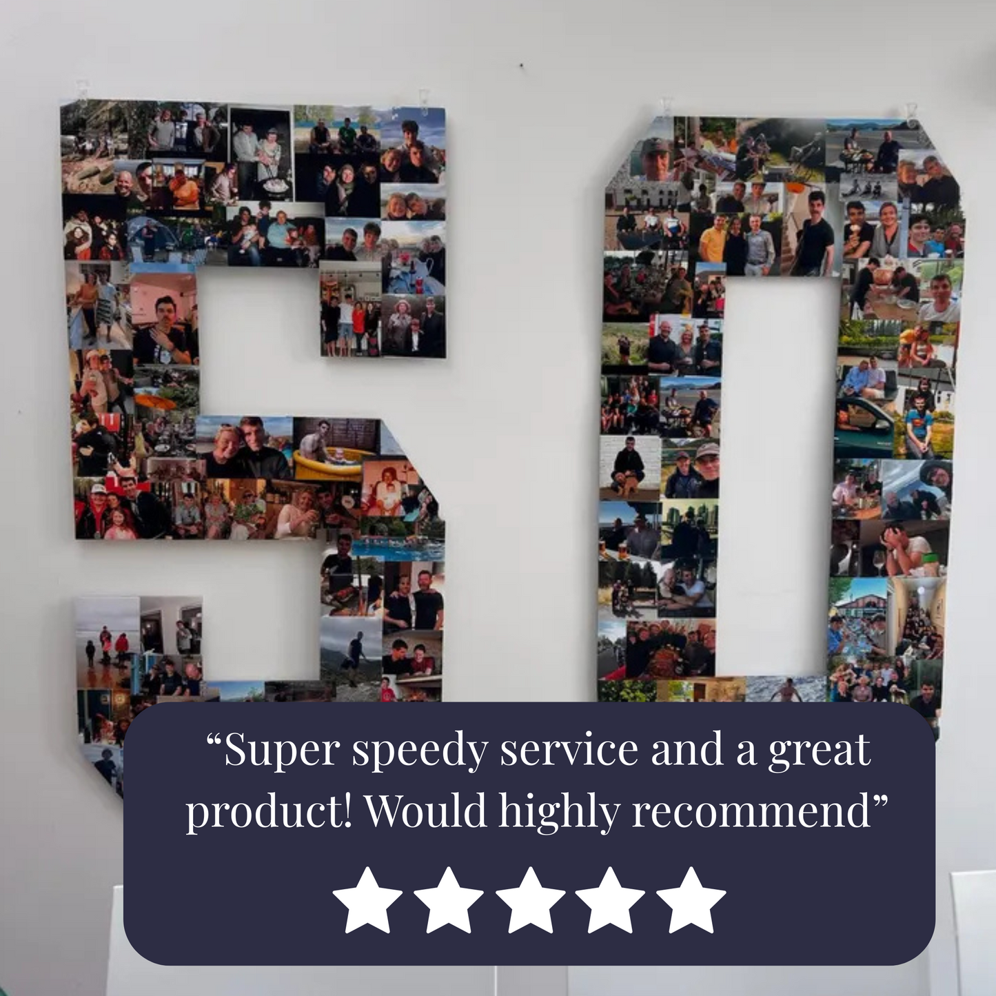 4ft Giant Cardboard Numbers - Birthday Party Decor