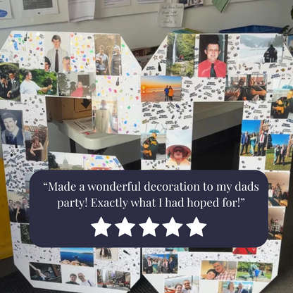 4ft Giant Cardboard Numbers - Birthday Party Decor