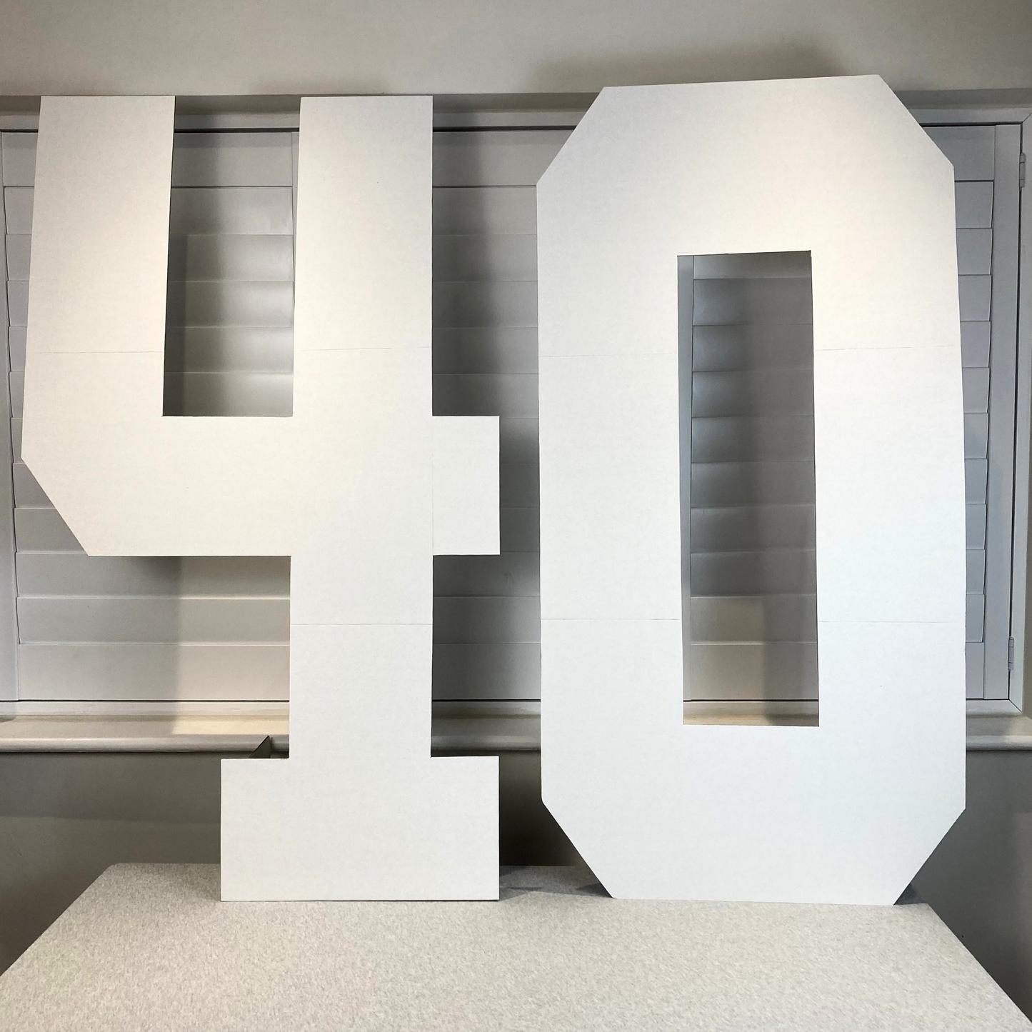 4ft Giant Cardboard Numbers - Birthday Party Decor