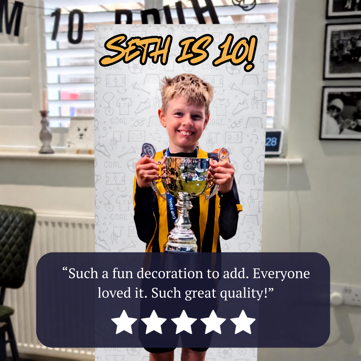 Personalised Life-Size Cardboard Cutout Photo Board – Custom Cutout-Style Party Prop