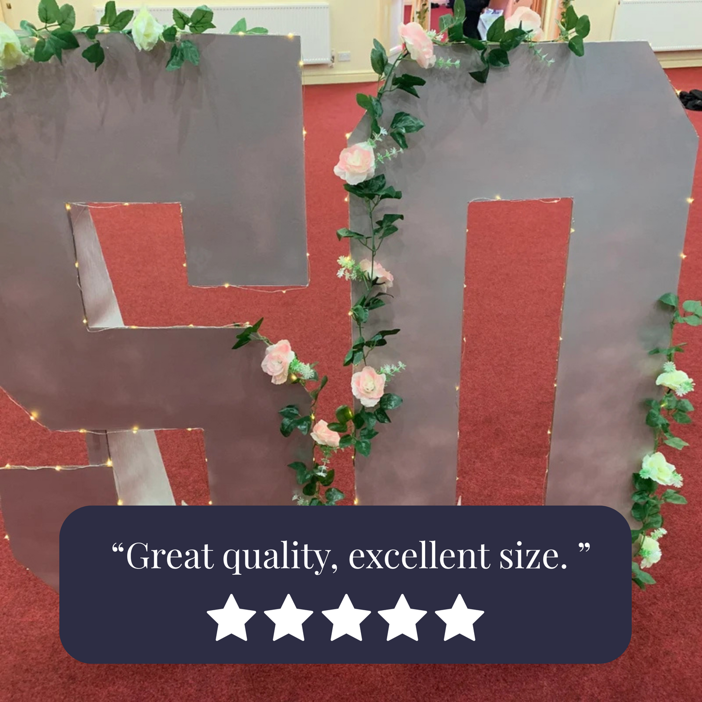 4ft Giant Cardboard Numbers - Birthday Party Decor