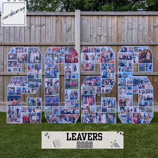 4ft 2026 Leavers Decoration Giant Number Photo Kit – Prom 2026