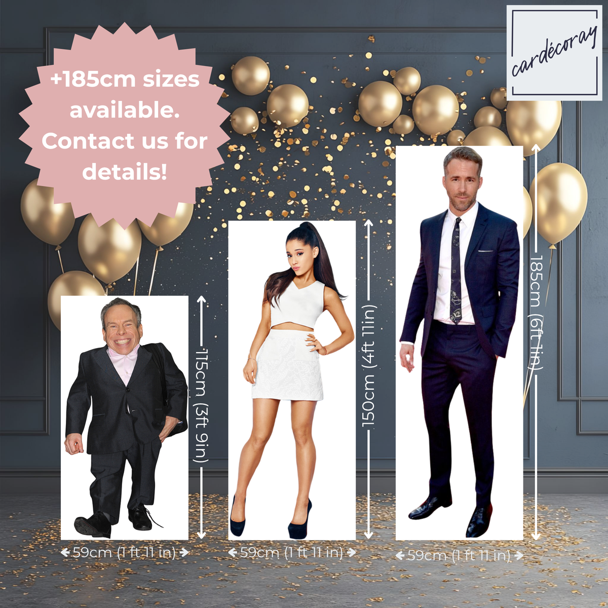 Personalised Life-Size Cardboard Cutout Photo Board – Custom Cutout-Style Party Prop