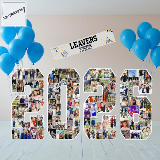 4ft 2026 Leavers Decoration Giant Number Photo Kit – Prom 2026