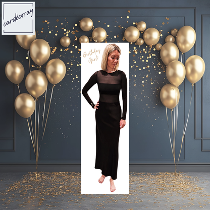 Personalised Life-Size Cardboard Cutout Photo Board – Custom Cutout-Style Party Prop