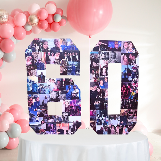 77cm Large Photo Number Kit - DIY Birthday Decoration