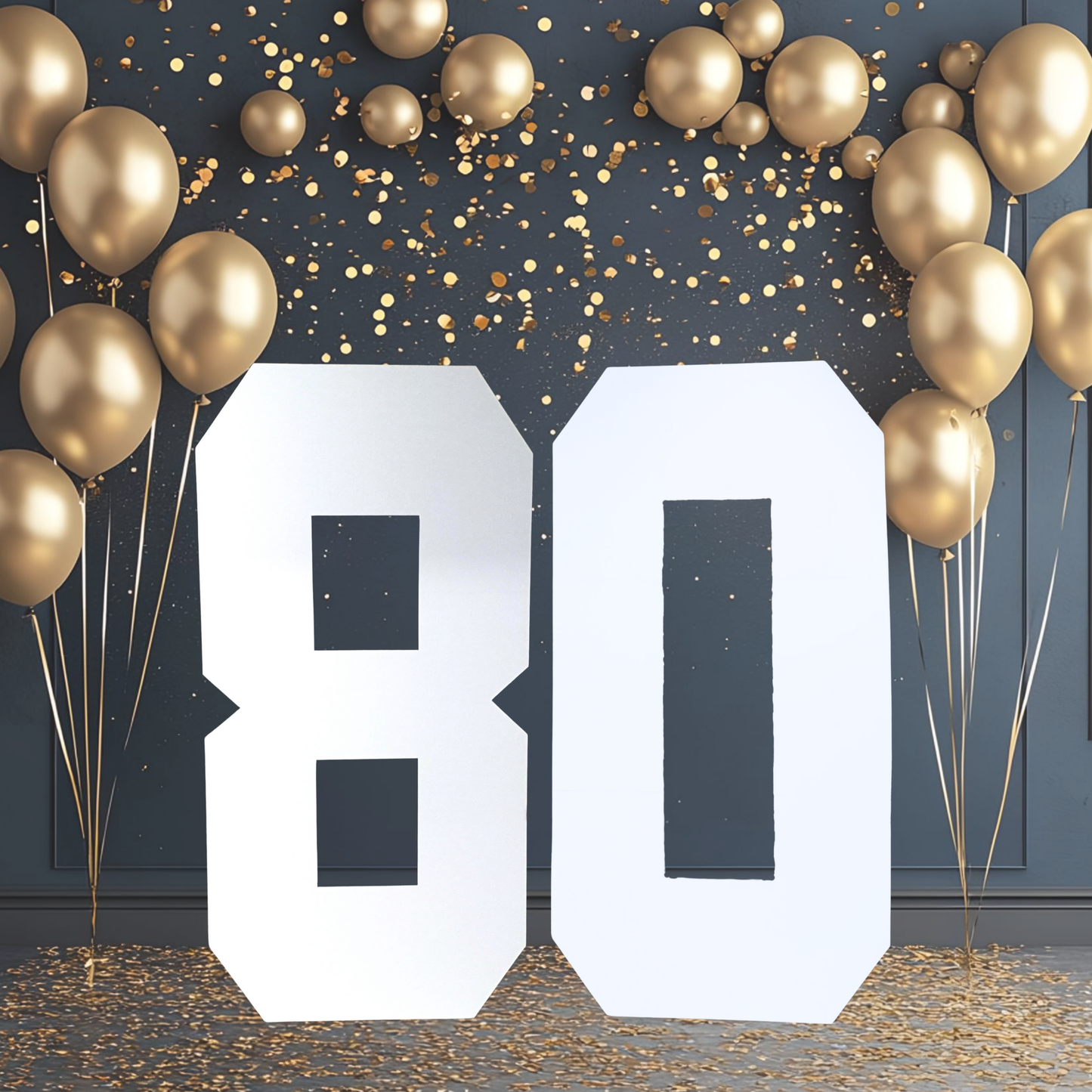4ft Giant Cardboard Numbers - Birthday Party Decor