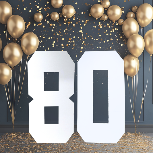 4ft Giant Cardboard Numbers - Birthday Party Decor