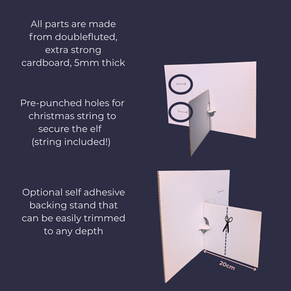 Elf on the Shelf Interactive Arrival Letter - Personalised A3 Display Board