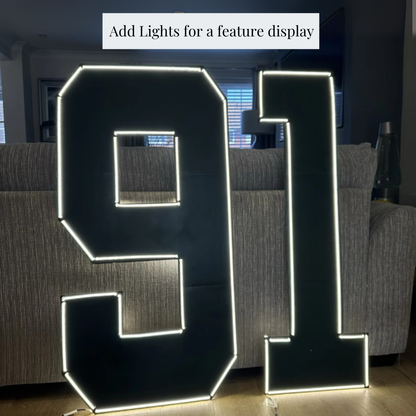 4ft Giant Cardboard Numbers - Birthday Party Decor