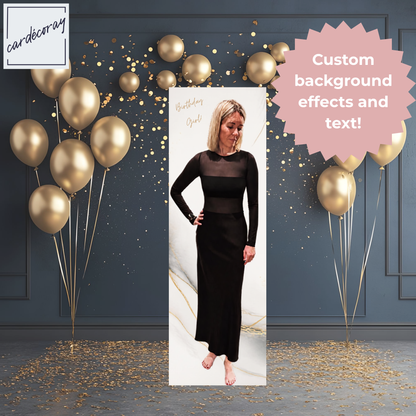 Personalised Life-Size Cardboard Cutout Photo Board – Custom Cutout-Style Party Prop