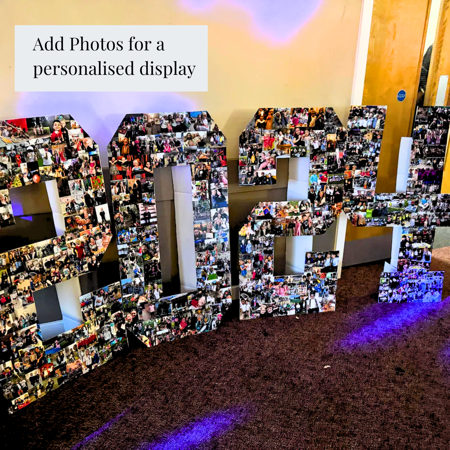 4ft Giant Cardboard Numbers - Birthday Party Decor